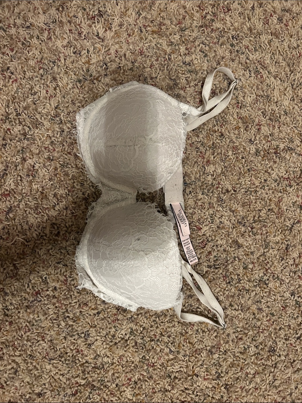 Victoria's Secret White Lace Push-Up Bra
